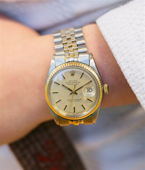 Rolex Datejust con maglie ripiegate 